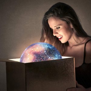 Lámpara LED 3D con Forma de Luna TAIKOO de Alta Calidad y Precio Económico, 15 cm, 16 Colores, Recargable, Control Remoto/Táctil/Por Toque - Product Image 4