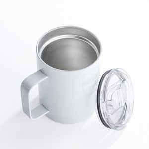 Vaso Térmico de Viaje de Acero Inoxidable 304 de 10 oz, Aislado al Vacío, Portátil, con Asa, para Uso en Exteriores y Oficina, Sublimable - Product Image 4
