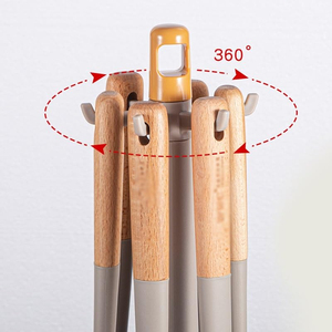 Eco-Friendly Kitchen <b>Tool</b> Set Luxury Easy to Clean 6-Piece Food <b>Silicone</b> Utensils Set with Wooden Handle - Product Image 3