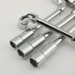 High Carbon Steel Perforated L-shaped Milling Mouth Galvanized Manual Hexagonal <b>Socket</b> Wrench with Multiple Sizes - Product Image 1