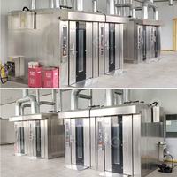 Four rotatif électrique diesel et gaz de grande capacité, 64, 32, 16 plateaux, nouveau four industriel pour la cuisson du pain, vente, boulangerie, farine, œufs, maïs, ingrédients
