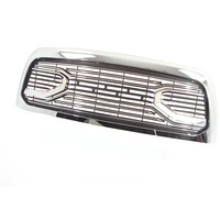 LUMA Accessoires Pièces détachées pour camions Pare-chocs de voiture en plastique ABS noir Rebel Chrome Grill Replacement Fit for 2010-2018 Dodge Ram 2500 3500