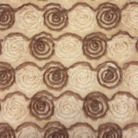 Tissu en peluche de haute qualité, doux, à motif de roses brodé, en fourrure de lapin, pour vêtements, manteaux, textiles de maison, oreillers, tapis, sacs