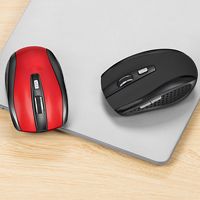 Penjualan Kualitas Tinggi 2.4G Mouse Nirkabel Tiga Gigi DPI Disesuaikan LOGO Game Kantor