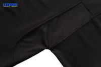Maillot de hockey noir personnalisé vierge pour entraînement d'équipe – Prix usine