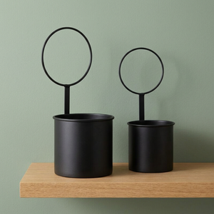 AK Laiton Métal Tenture Murale Noir Jardinière Murale Décorative Pour La Décoration Intérieure Décoration Intérieure - Product Image 2