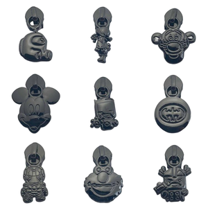 Stocking 5# Zinc Alloy Nickel-Free 30mm Custom Cartoon Zipper Sliders and Puller for Handbag Garment - Product Image 4