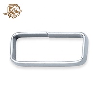 Gesper persegi tas cincin gesper persegi panjang 60Mm gesper persegi panjang 20X20 persegi
