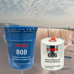 उच्च शक्ति तरल pvc झिल्ली चिपकने वाली छत के लिए ठोस और धातु के लिए निर्माण गोंद - Product Image 1