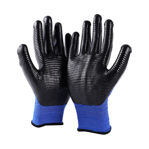 <span class=keywords><strong>Guantes</strong></span> de Trabajo Estándar EN388 OEM/ODM, 13G U3, Carcasa de Poliéster, Palma Texturizada de Nitrilo, Puño de Punto, Resistentes al Calor, <span class=keywords><strong>Guantes</strong></span> de Seguridad - Product Image 6