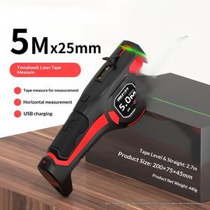 5m Handheld Multifunctional Infrared Laser <b>Tape</b> <b>Measure</b> Tilt Measurement High Precision Digital Distance Meter Household Room - Product Image 1