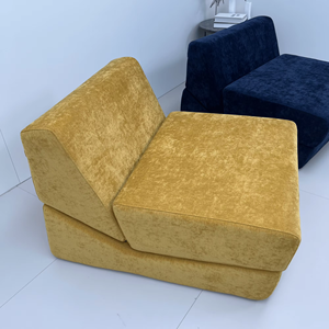 Sofá Modular Esquinero Moderno de Estilo Nórdico para Sala de Estar, Sofá Compacto 3 en 1, Sofá en Caja Comprimido al Vacío - Product Image 4