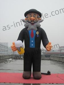 Personajes <span class=keywords><strong>de</strong></span> dibujos animados inflables <span class=keywords><strong>de</strong></span> los Países Bajos. Inflable Abraham y Sara, el lindo abuelo y abuela inflables - Product Image 5