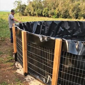 1.5mm Hdpe Geomembrana para Pond Liner e Tanques de Água com Poliolefina Termoplástica Tpo Geomembranas - Product Image 2