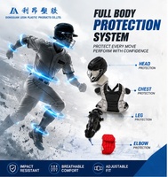 Ensemble de protection pour le baseball : casque intégral, protège-poitrine, protège-jambes, protège-coudes, équipement de sécurité sportive