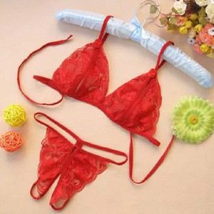 Teddy en dentelle transparente à entrejambe ouvert pour femmes, vêtements de nuit sexy, lingerie coquette - Product Image 2