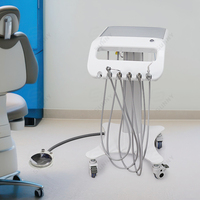 Carro de Trabajo Móvil para Turbina Dental, Unidad de Carro Móvil para Dentista, Conjuntos de Tratamiento Móviles para Sillón Dental