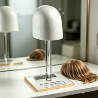 Support de Tête de Mannequin en Acrylique Professionnel pour Perruques – Présentoir de Séchage et de Rangement Moderne de Luxe Personnalisable en Acrylique pour Cheveux