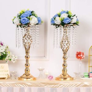 Western Food Luxury Brand Derong Desktop Decoration <strong>Wedding</strong> Props Table Iron Candlestick Twist Ornaments Flower <strong>Frame</strong> - Product Image 2