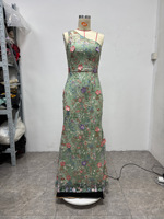 Robe de bal perlée A12553, brodée à la main, avec sequins, antistatique, respirante, grande taille, longueur ras du sol, pour soirée formelle
