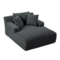 Canapé une place pliable en tissu, style rétro, design nordique, mobilier de salon, assise élégante