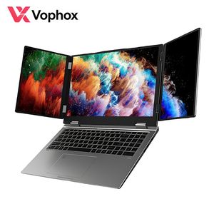 Portátil OEM al por Mayor con Pantalla Triple de 16" + 2x10.5", Personalizado con Intel I5 12450H, para Negocios y Juegos, 64GB, 4TB, Compatible con GPU Externa - Product Image 1