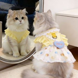 Vestidos Finos de Verano para Perros, Ropa Refrescante para Razas Pequeñas, Faldas Antidesprendimiento para Teddy, Bichón y Gatos - Product Image 2