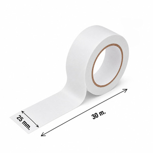 Nastro isolante 30 m x 25 m. Bianco. Uso domestico - Product Image 2