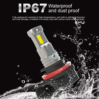 Ampoules de feux antibrouillard ou DRL LED L3 H11/H8, 3500 lumens, lumière blanche froide 6500 K, remplacement à 300% de luminosité pour phares de voiture, ampoules automobiles