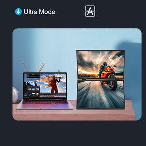 15.6 Inch Portable LCD Monitor with HD <b>Mini</b> Multi-Extension IPS Panel Full HD 60Hz Versatile <b>Laptop</b> Stand Mobile Display - Product Image 4