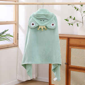 Serviette de <span class=keywords><strong>bain</strong></span> et <span class=keywords><strong>peignoir</strong></span> en fibre de corail épaisse pour enfants - Product Image 6
