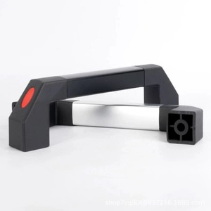 Contemporary CNC Door Pull Handle Square Machine Aluminum Alloy <b>Silver</b> Industrial Handle for Workshop for <b>Drawer</b> - Product Image 4
