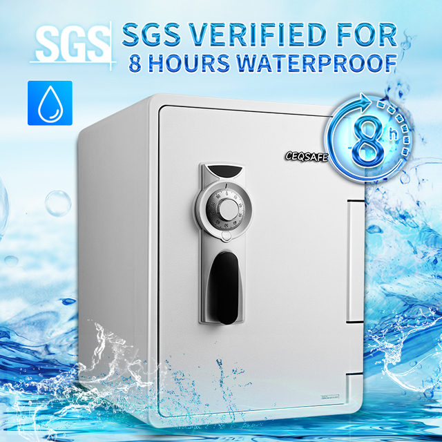 CEQSAFE Waterproof Safe Factory Wholesale Security Mechanical Combination Lock Fireproof Safes for Office Home Stand Safe Box