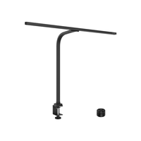 Lampe de table LED à bras articulé rotatif et réglable, protection oculaire spectre complet, gradation intelligente IA, pour bureau et salle d'étude