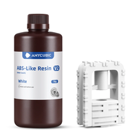 Résine ELEGOO type ABS V2, lavable à l'eau, 1 kg, 405 nm, photopolymère, haute résistance, faible odeur, pour impression 3D LCD DLP MSLA