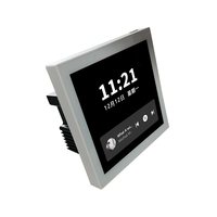 Lecteur de musique d'ambiance à écran tactile de 4 pouces, panneau d'interrupteur mural intelligent à écran tactile, WIFI Bluetooth, amplificateur mural pour home cinéma
