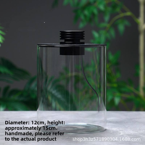 Mini <span class=keywords><strong>aquarium</strong></span> paysager rectangulaire écologique de 1L avec verre et éclairage pour poissons tétra dans un boîtier de salon (5W universel) - Product Image 6