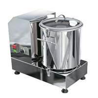 Machine à déchiqueter les aliments commerciale, alimentation continue, coupe électrique, vitesse réglable, verrouillage de sécurité, équipement de transformation