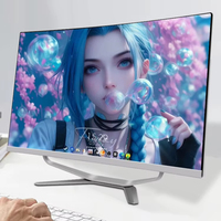 OEM 27 pulgadas IPS All-in-One Curved Computer Core I7 DDR4 SSD HDD Business Gaming Office Desktop PC All in One Monoblock AIO