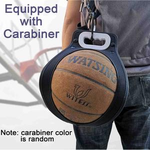 Bolsa de transporte para baloncesto Work Record, 64-74 cm, negra, tela Oxford 600D con asa para viaje y almacenamiento - Product Image 2