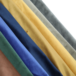Fornitori di produzione tessile 100 poliestere casa <span class=keywords><strong>Deco</strong></span> tessuti per divani tappezzeria tessuto Standard Plain velluto olandese - Product Image 2