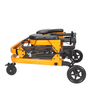 Boao TWA9723L Adjustable Rehabilitation <b>Walker</b> Heavy Duty Dual Gas Lift Carbon Steel Anti-Tip Design 58-130cm Height CE - Product Image 6