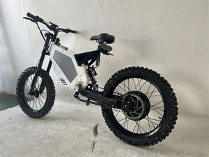Venta Directa de Fábrica, Bicicleta Eléctrica Enduro con Motor Trasero SS60 de 72V 5000W, Batería de Litio de 26 Pulgadas, Alcance de 60 Km, Neumáticos Anchos - Product Image 4