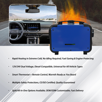 Chauffe-eau diesel universel KAIDA 24V/12V 2KW/5KW/8KW pour camion, bateau, camping-car avec boîtier en alliage d'aluminium et garantie d'un an