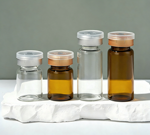 Flacons stériles en plastique écologique personnalisables avec bouchon, pour poudre de peptides lyophilisée, 3ml, 5ml, 10ml - Product Image 2