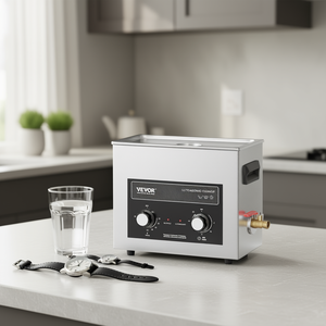 Limpiador Ultrasónico Vevor de 6L y 180W con Temporizador Digital, Máquina de Limpieza de Relojes de Acero Inoxidable para Uso Doméstico - Product Image 2