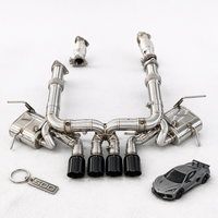 Échappement complet en acier inoxydable SDO Performance pour Chevrolet Corvette C8 Z06 5.5L 2023-2026 avec catalyseur haute performance et valve OEM
