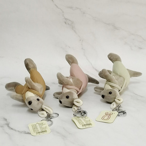 Mignon en peluche kangourou <span class=keywords><strong>porte</strong></span>-<span class=keywords><strong>clés</strong></span> rétro 3D poupée jouets Animal <span class=keywords><strong>porte</strong></span>-<span class=keywords><strong>clés</strong></span> poupée Machine affaires Promotion fille cadeau - Product Image 3