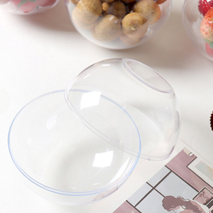 Bunga Akrilik Transparan Bulat Bola Kapsul Kemasan Buah Camilan DIY Hadiah Kelulusan Kreatif Dekorasi Buket Bahan - Product Image 4