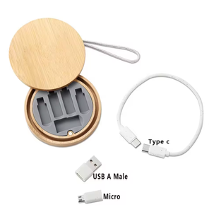 Biểu Tượng Tùy Chỉnh 6-In-1 60W <span class=keywords><strong>USB</strong></span> C Loại C Cáp Kit Nhanh Phí <span class=keywords><strong>Mini</strong></span> Điện Thoại Sạc Dữ Liệu Tre PVC Cáp Bộ Lưu Trữ Hộp 60W Cáp <span class=keywords><strong>USB</strong></span> - Product Image 2